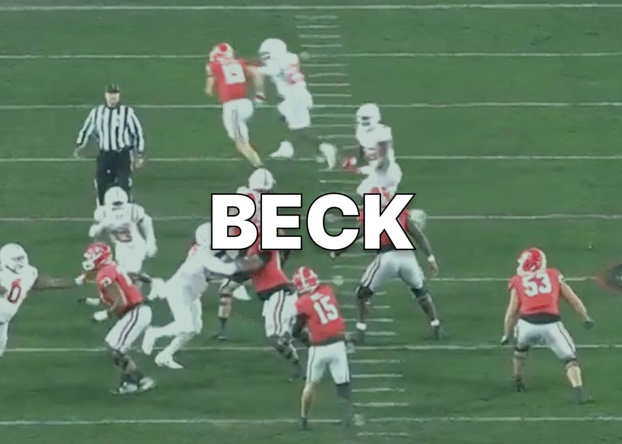 Cover for Georgia QB Carson Beck Making Plays Work
