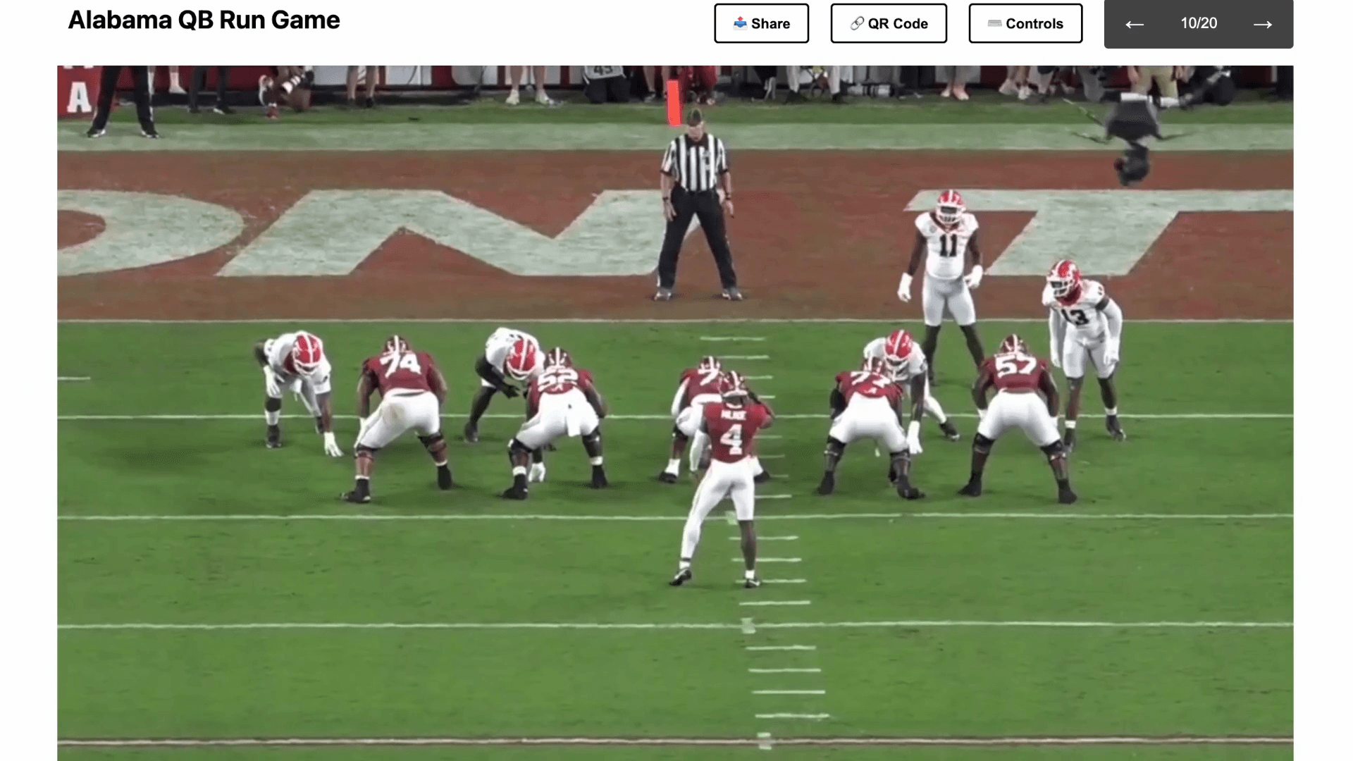 Cover for QB Sweep in the Redzone