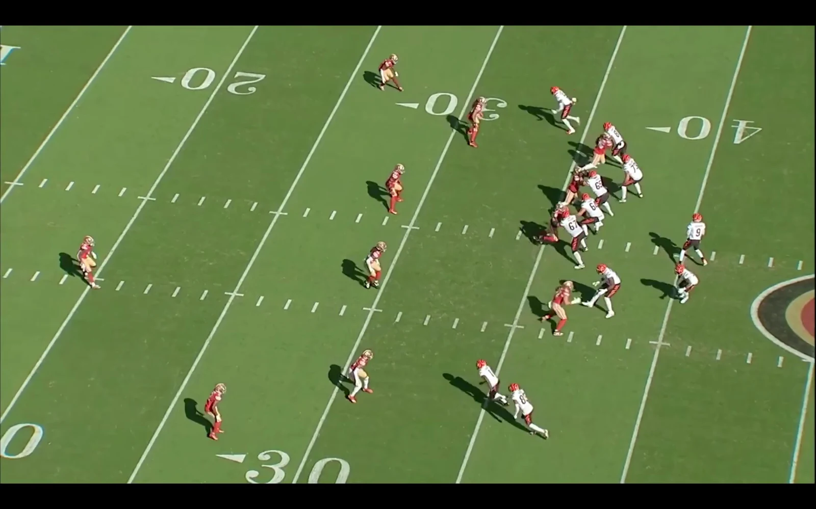 Still frame from the play clip
